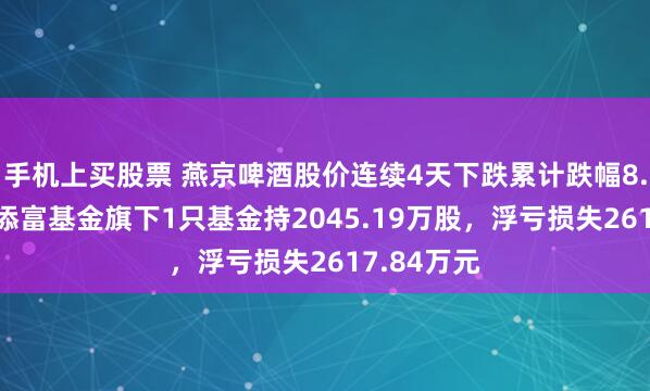 手机上买股票 燕京啤酒股价连续4天下跌累计跌幅8.98%，汇添富基金旗下1只基金持2045.19万股，浮亏损失2617.84万元